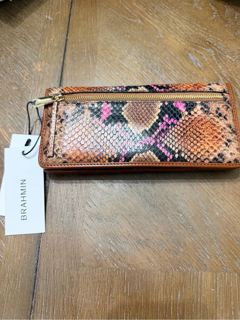 Brahmin Ady wallet in Marmalade Tangelo NWT - Picture 2 of 3